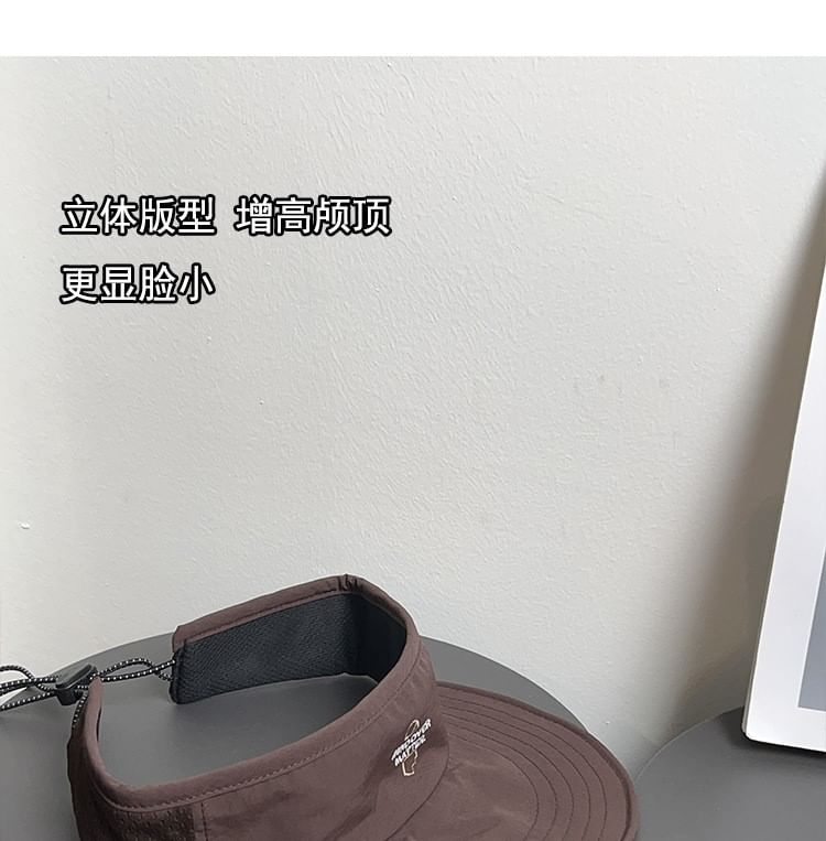 Visor Embroidered Dry Sun Quick