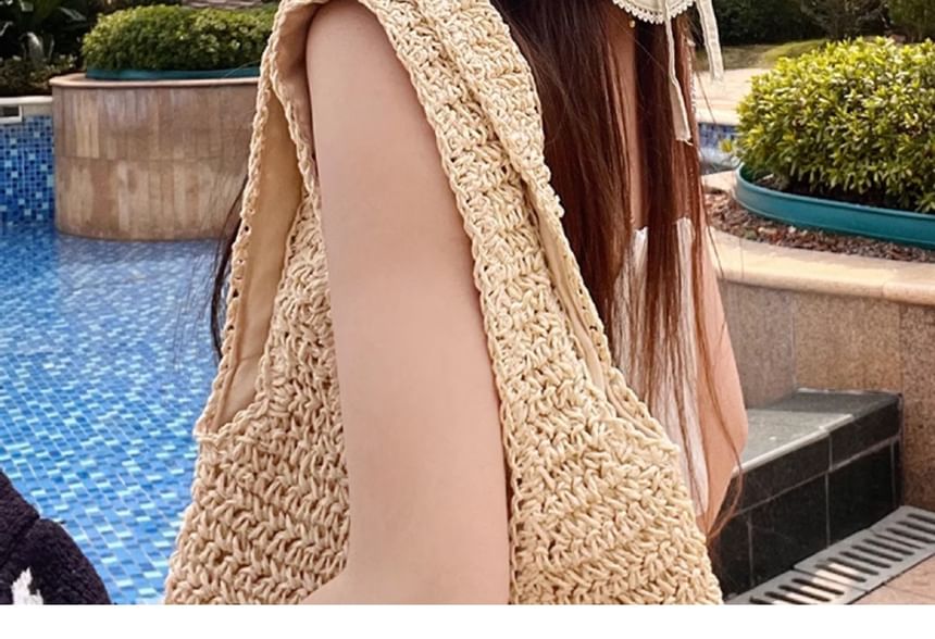 Ribbon Straw Hat Sun