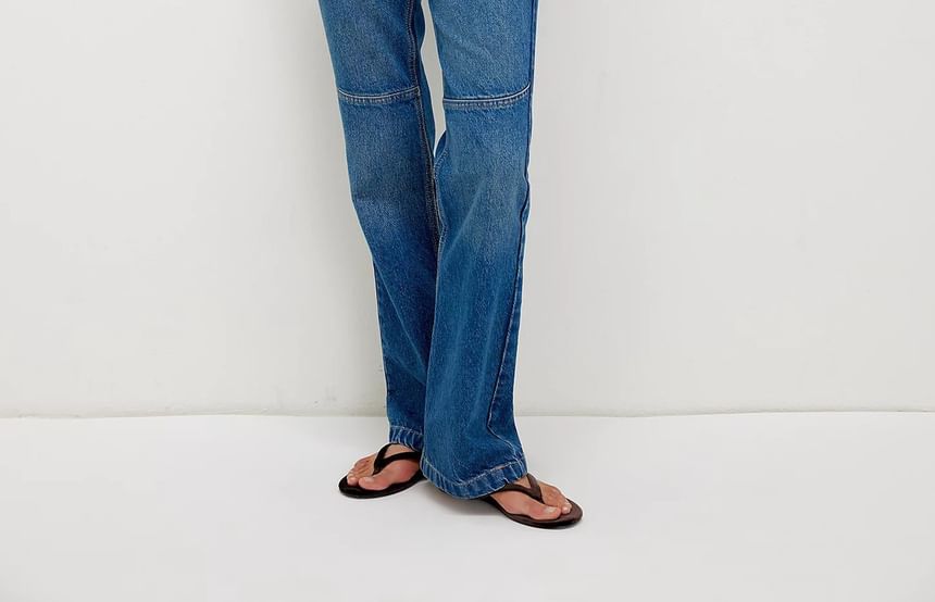 Washed Top Denim Button-Up Tank Slim-Fit