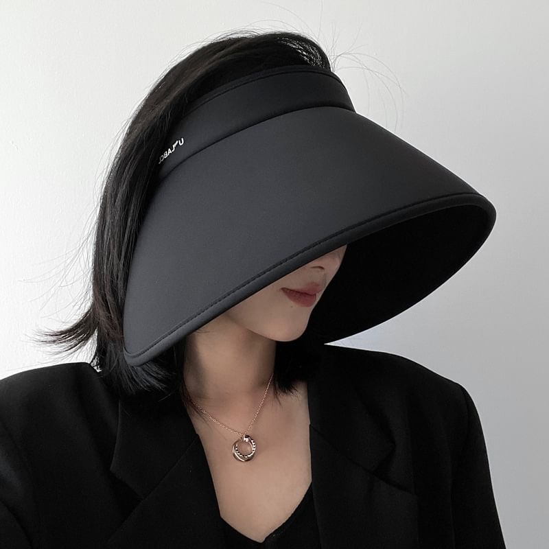 Sun Hat Brim Lettering Wide