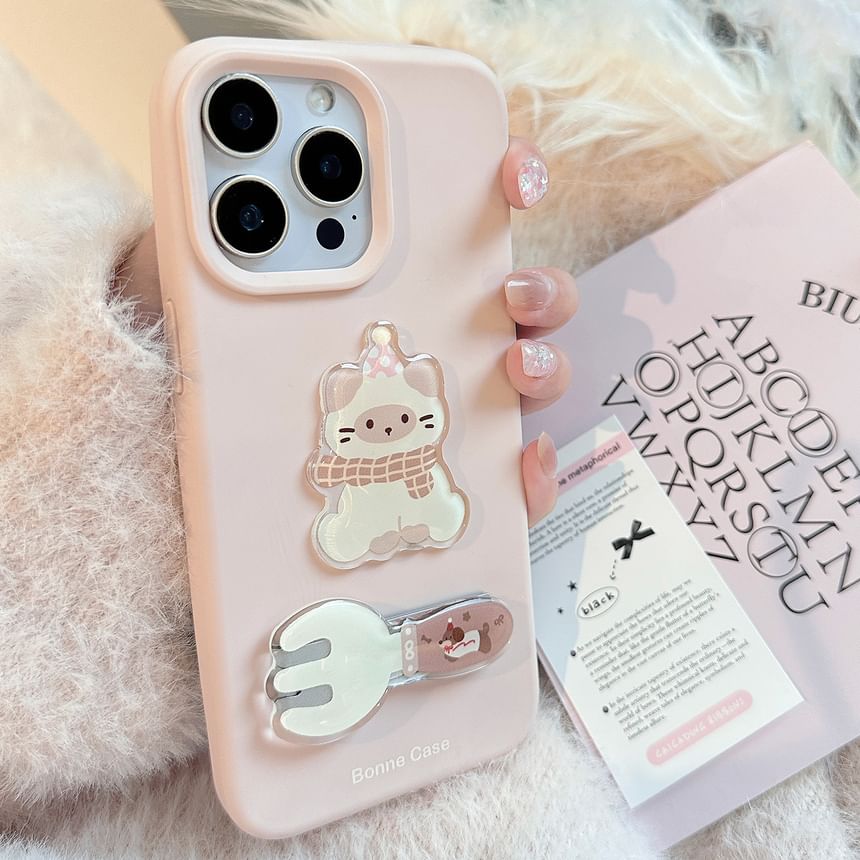 Phone Set Fork Cat / Case Stand