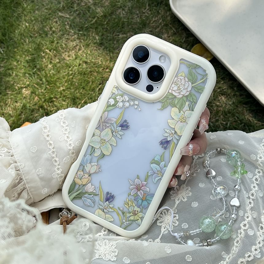 Phone Case Transparent Floral