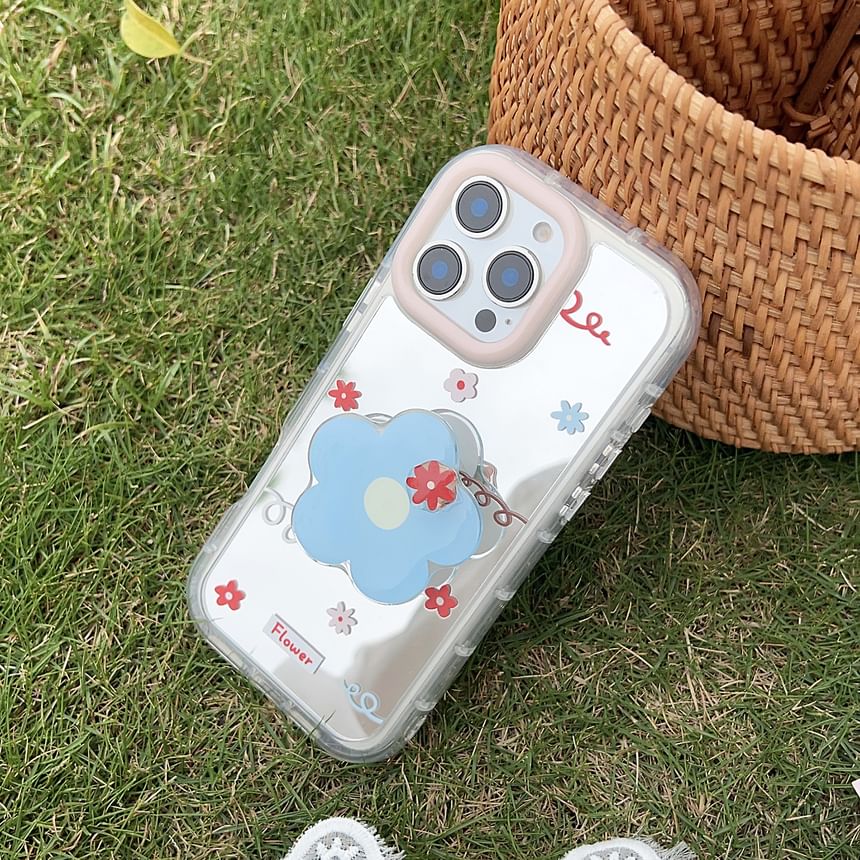 Mirrored Phone Case Floral