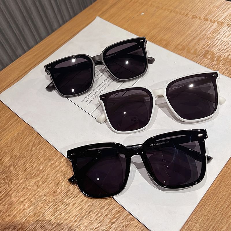 Square Polarized Pouch Case Cloth Cleaning Set / Sunglasses