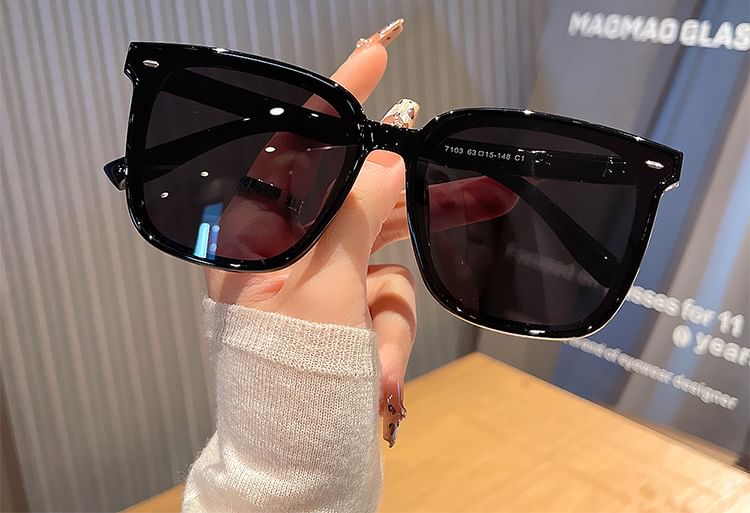 Square Polarized Pouch Case Cloth Cleaning Set / Sunglasses