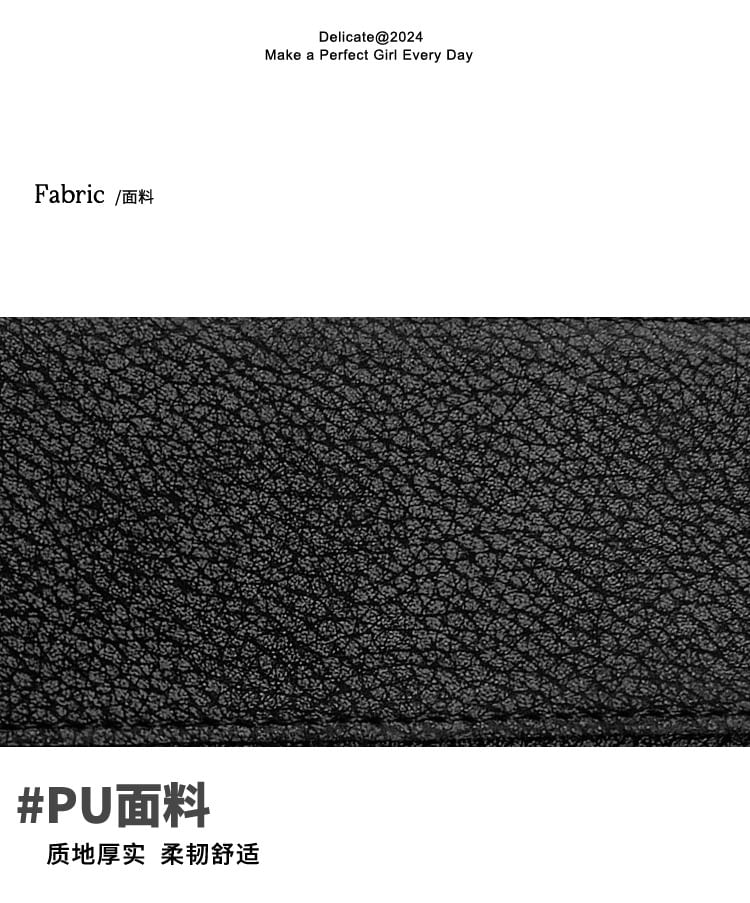 Faux Bag Shoulder Leather Plain