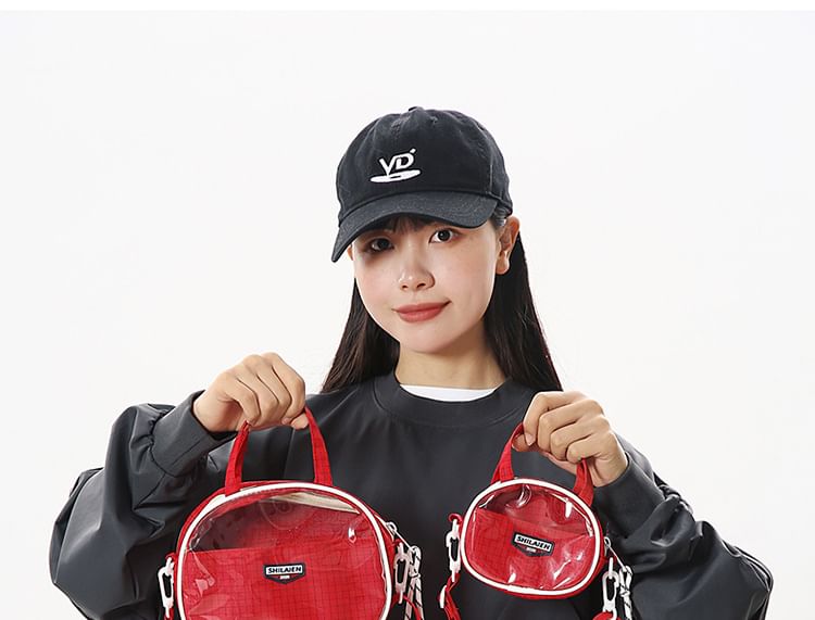 Bag Plaid Crossbody Lettering