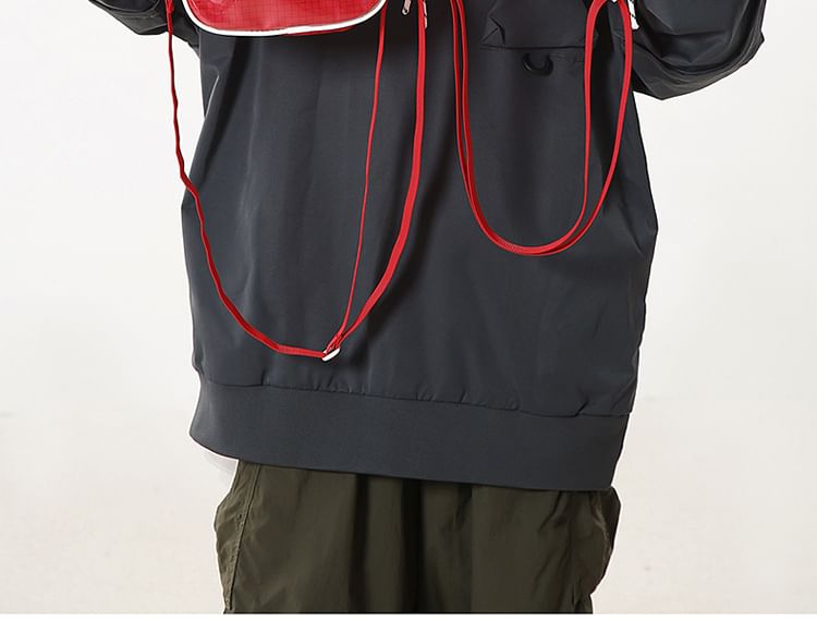 Bag Plaid Crossbody Lettering