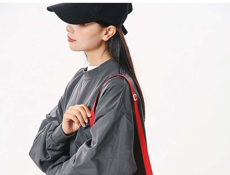 Bag Plaid Crossbody Lettering