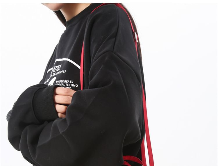 Bag Plaid Crossbody Lettering