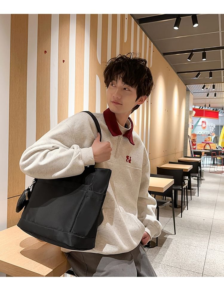 Set: Purse + Plain Coin Tote Bag