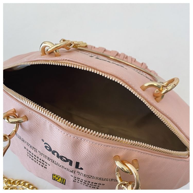 Bag Rugby Lettering Strap Crossbody Chain