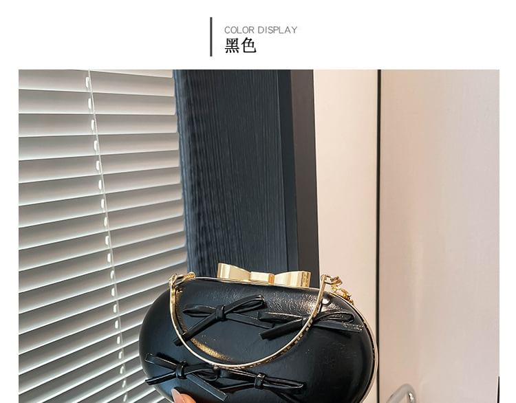 Chain Bag Strap Bow Crossbody