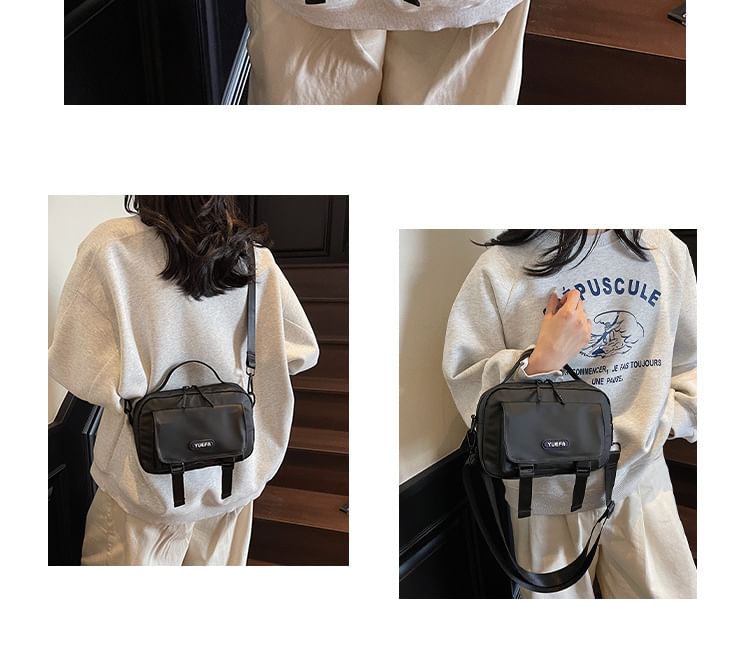 Bag Lettering Multi-Pocket Crossbody