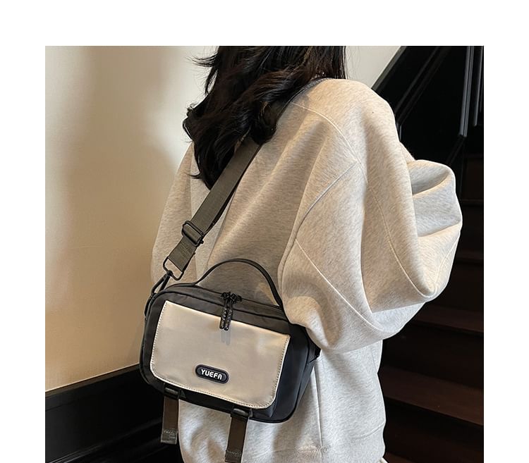 Bag Lettering Multi-Pocket Crossbody