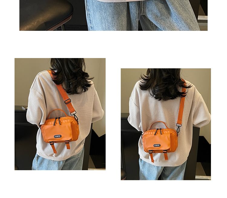 Bag Lettering Multi-Pocket Crossbody