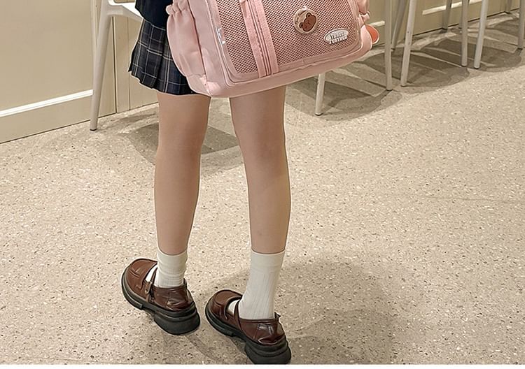 Badge + Gingham Tote Multi-Pocket Set: Bag