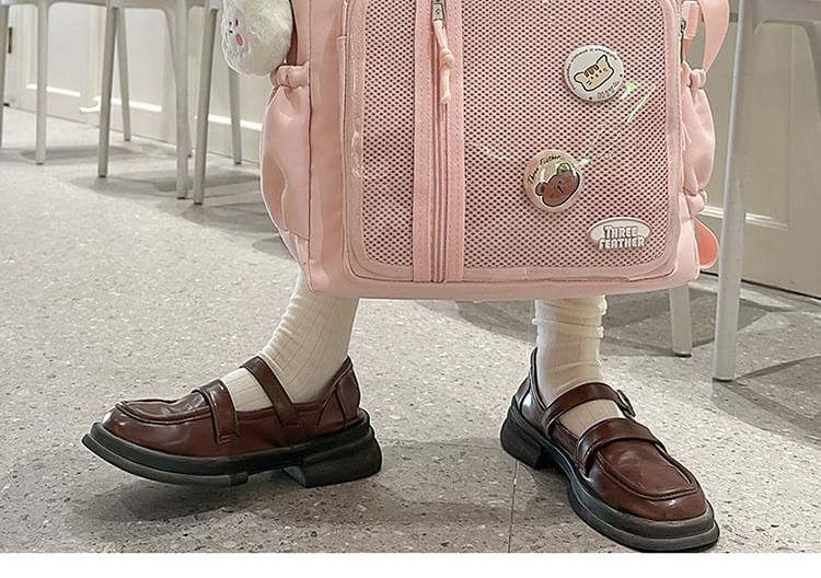 Badge + Gingham Tote Multi-Pocket Set: Bag