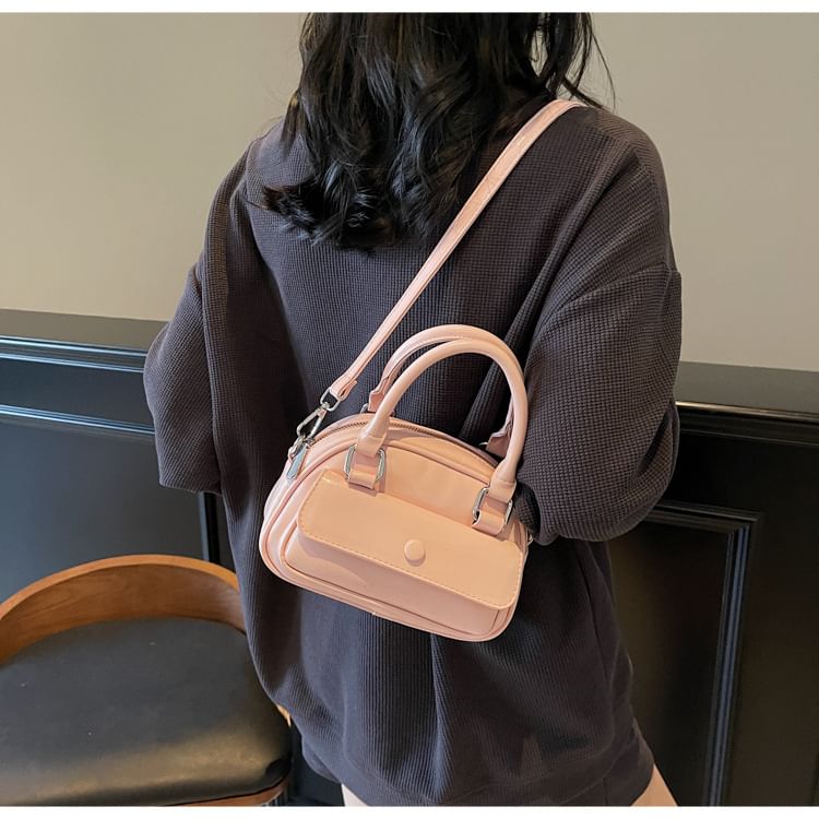 Crossbody Multi-Pocket Leather Faux Bag