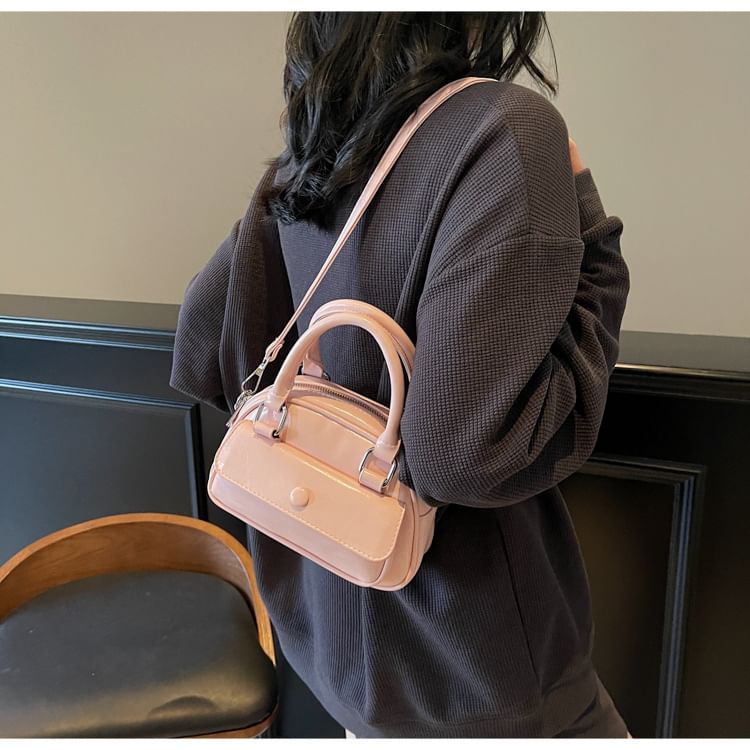 Crossbody Multi-Pocket Leather Faux Bag