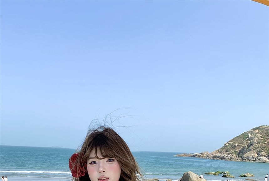 Tie-Up Asymmetrical Top Cami Floral Print