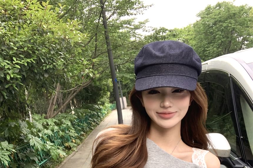 Waist Crop Mini Panel Cold Skirt Sleeveless + Top Lace Shoulder High Set: Pencil