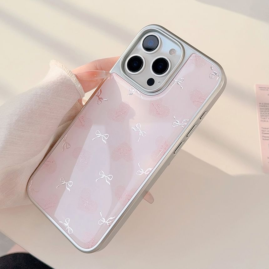 Bow Heart Phone Case