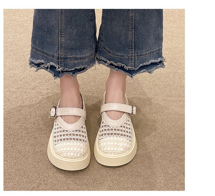 Mary Mules Platform Cutout Jane