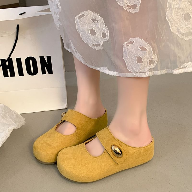 Mary Toe Round Shoes Jane