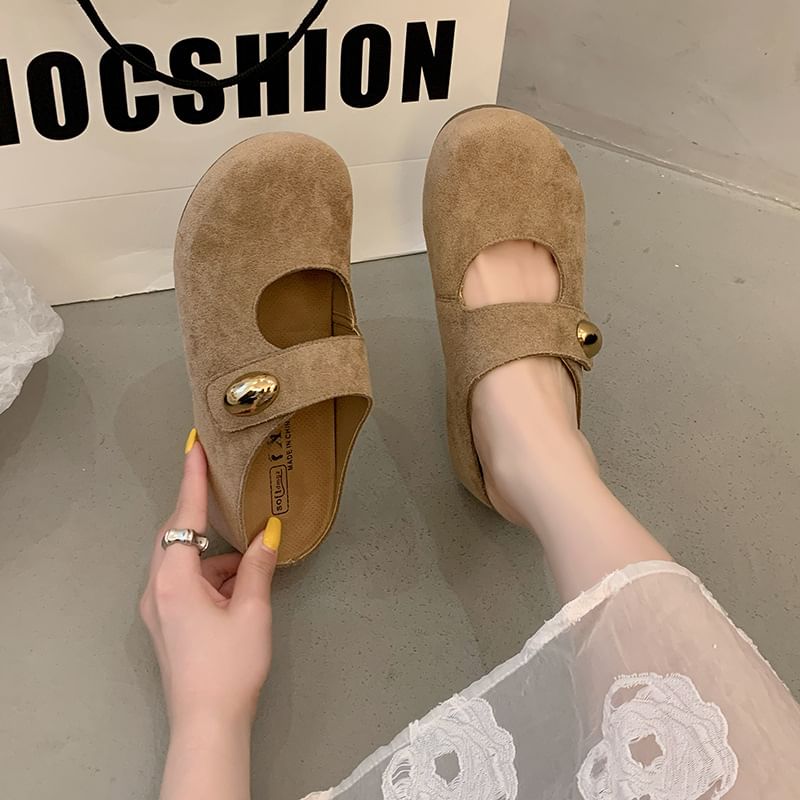 Mary Toe Round Shoes Jane