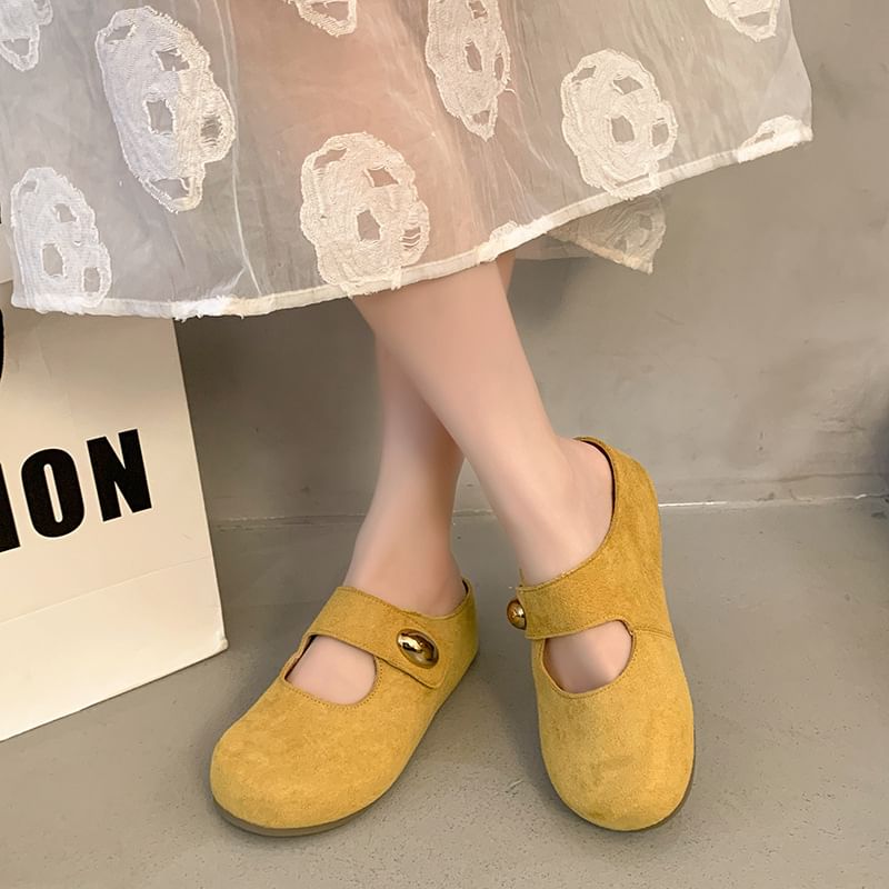 Mary Toe Round Shoes Jane