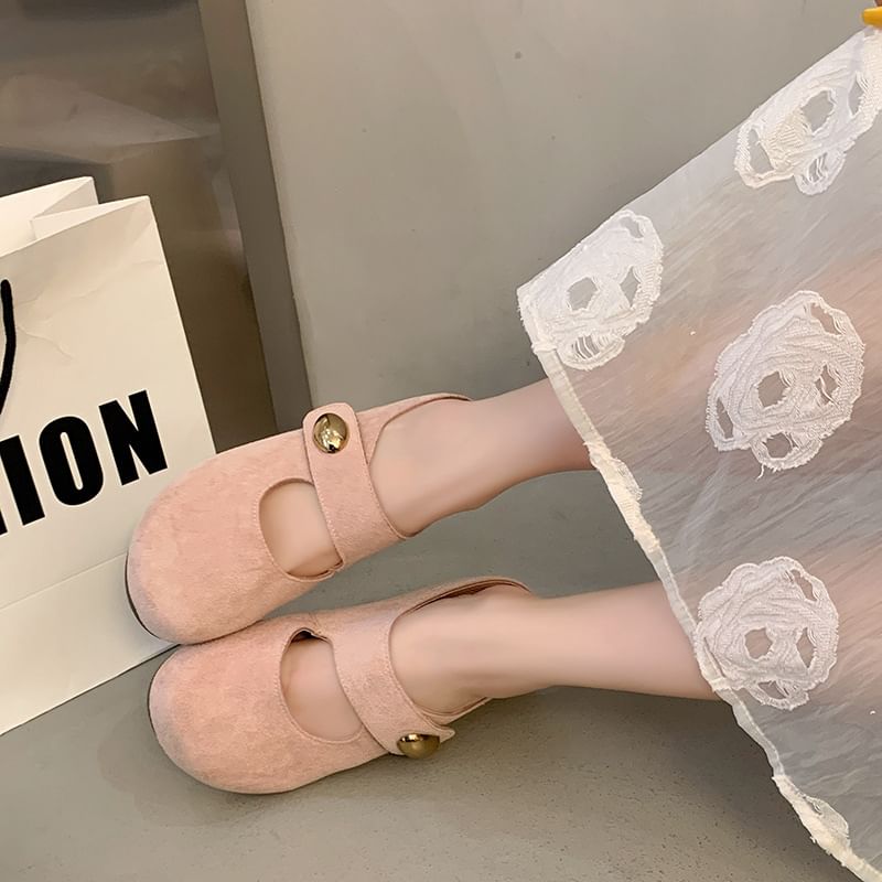 Mary Toe Round Shoes Jane