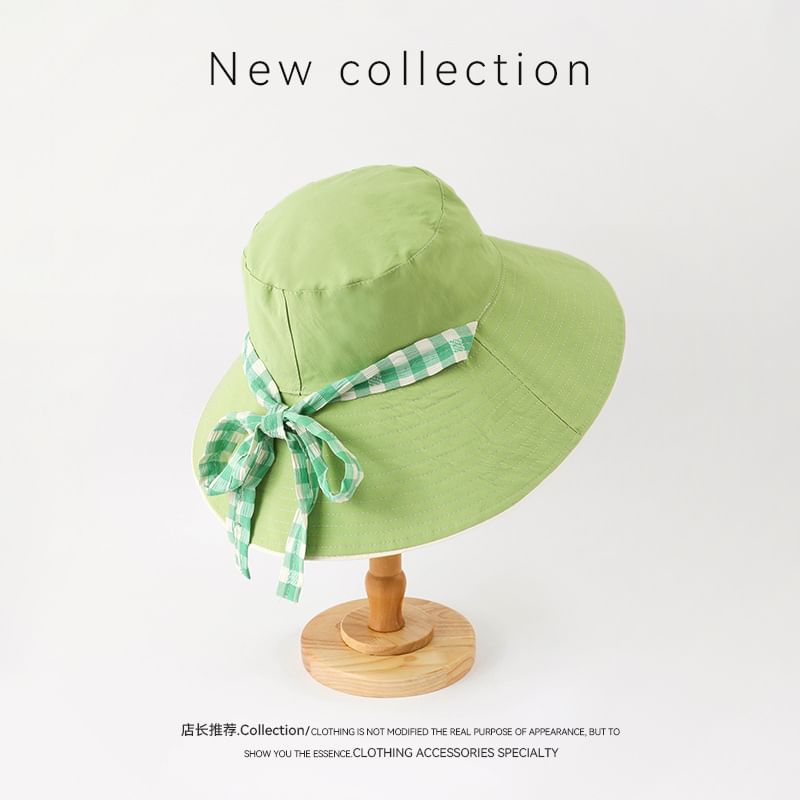 Applique Hat Boonie Plaid