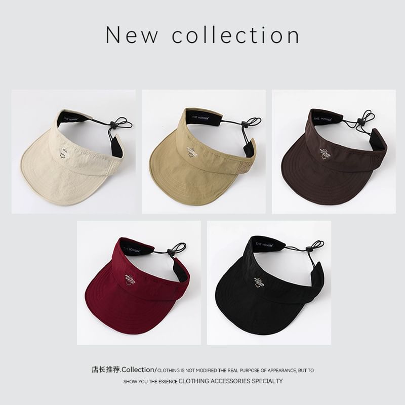 Embroidered Visor Lettering