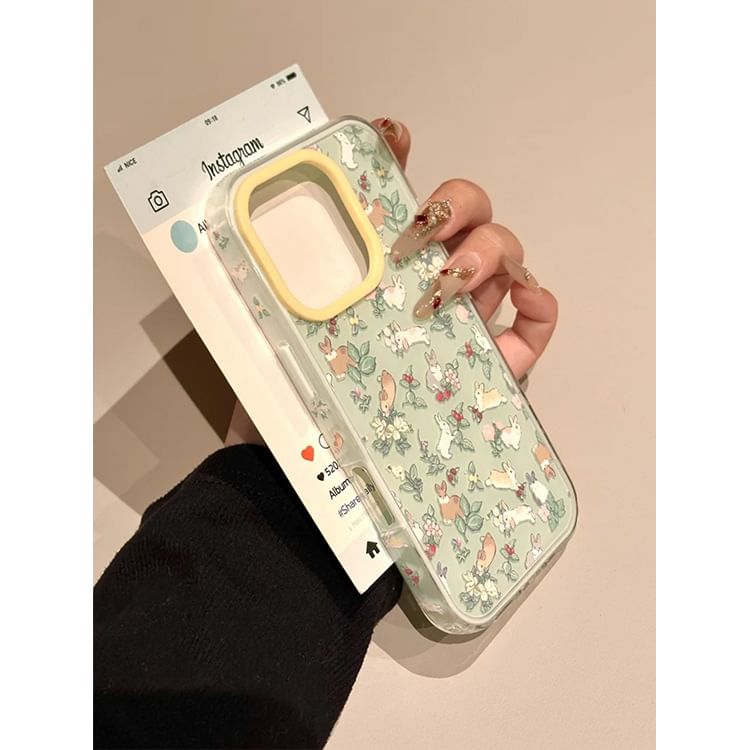 Print Phone Case Strap Rabbit / Set