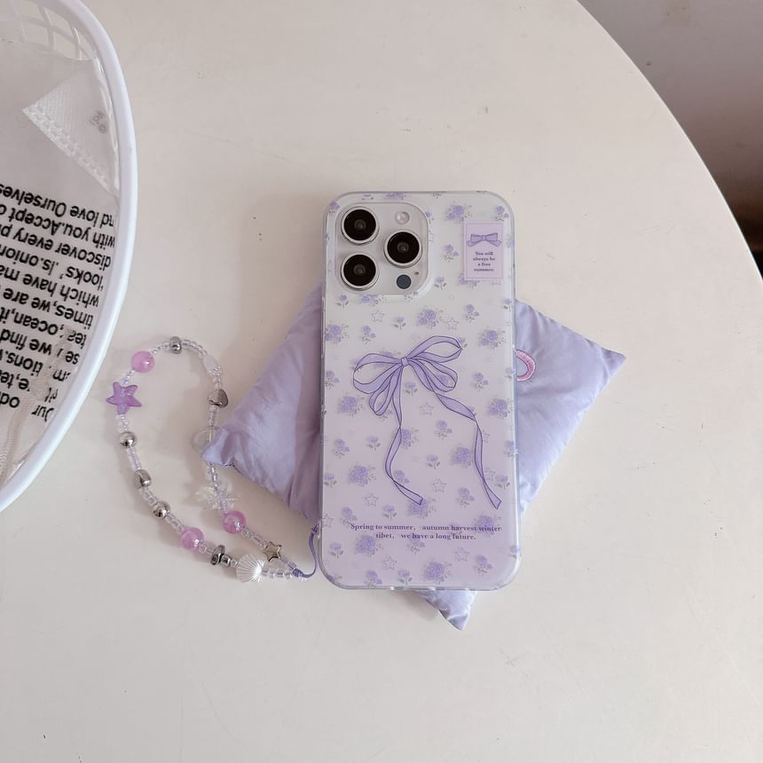 Bow Strap / Case Phone Print Set