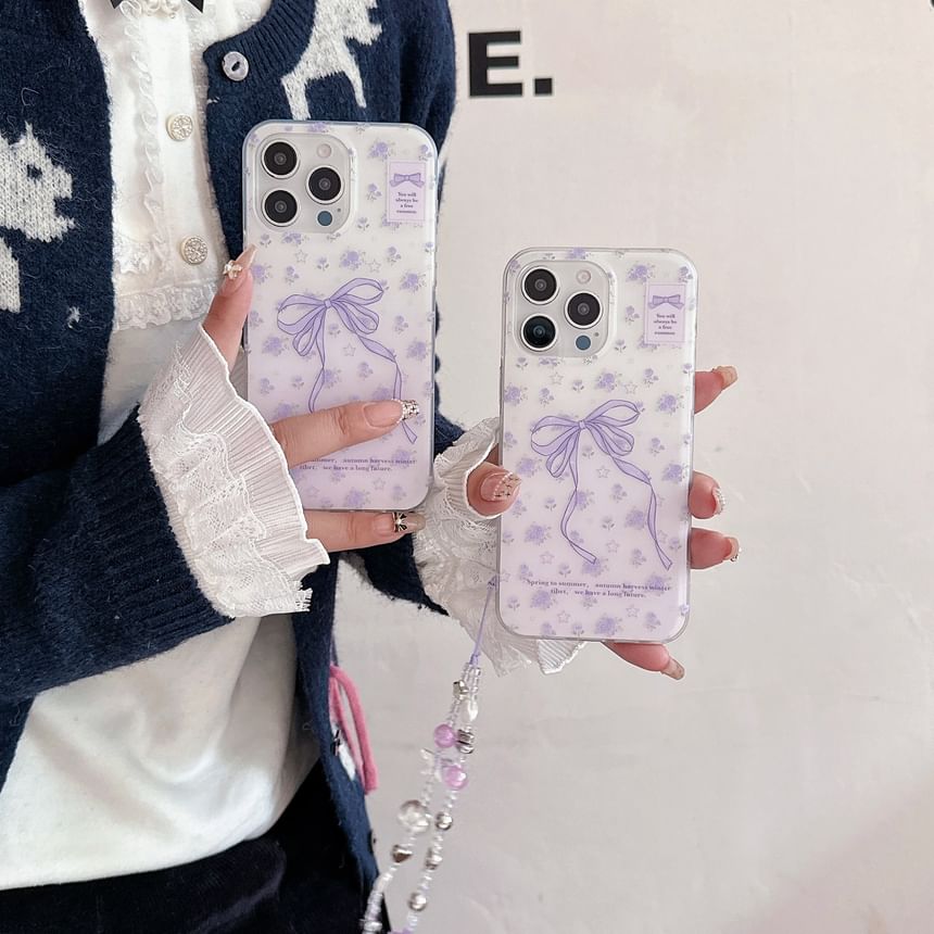 Bow Strap / Case Phone Print Set