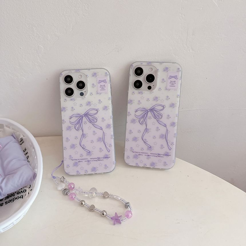 Bow Strap / Case Phone Print Set