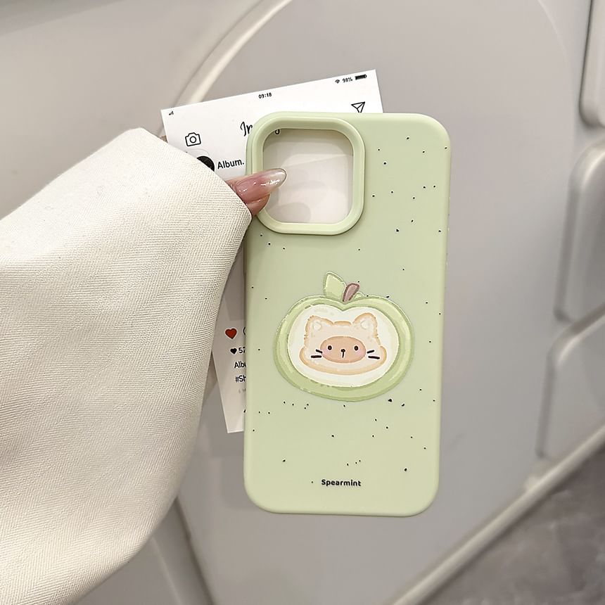 Bead Strap Cat / Case Print Phone Set