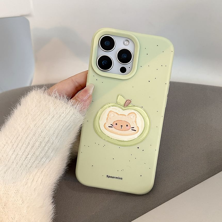 Bead Strap Cat / Case Print Phone Set