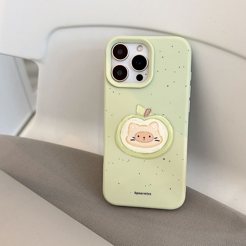 Bead Strap Cat / Case Print Phone Set