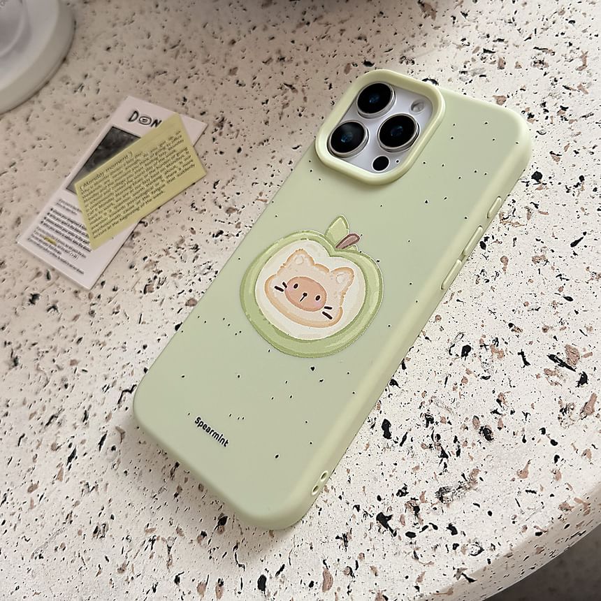 Bead Strap Cat / Case Print Phone Set