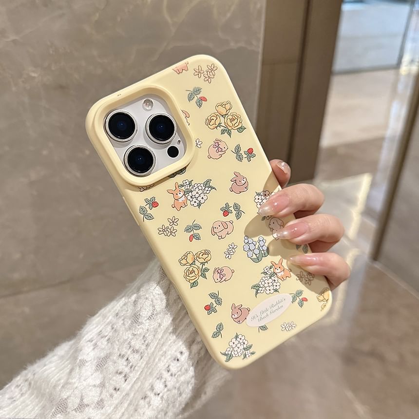 Strap / Bead Case Phone Rabbit Set Print