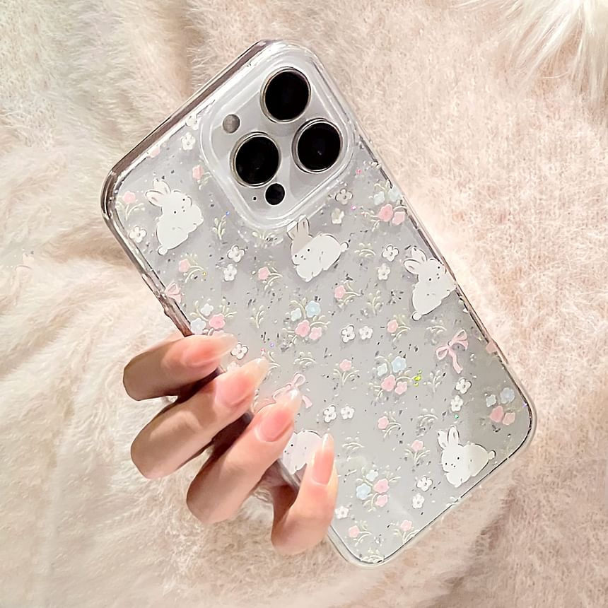 Set Rabbit Strap Phone Case Bead / Print