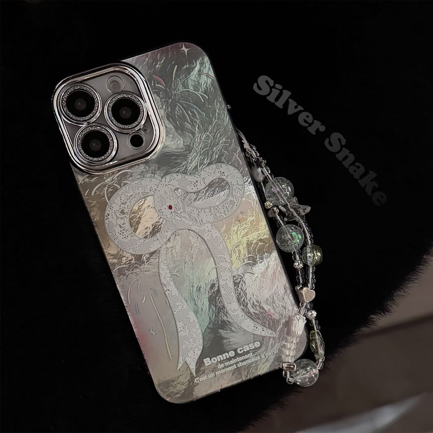 Bead Strap Snake Case / Print Set Phone