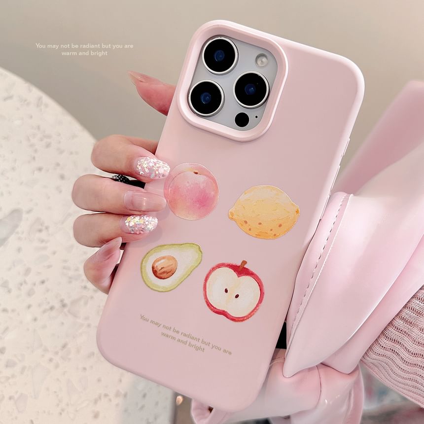 / Strap Bead Set Phone Case Print Fruit