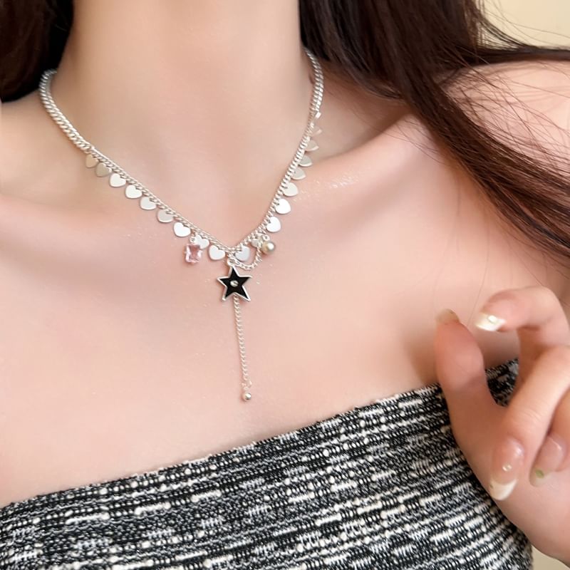 Star Necklace Pendant Lariat