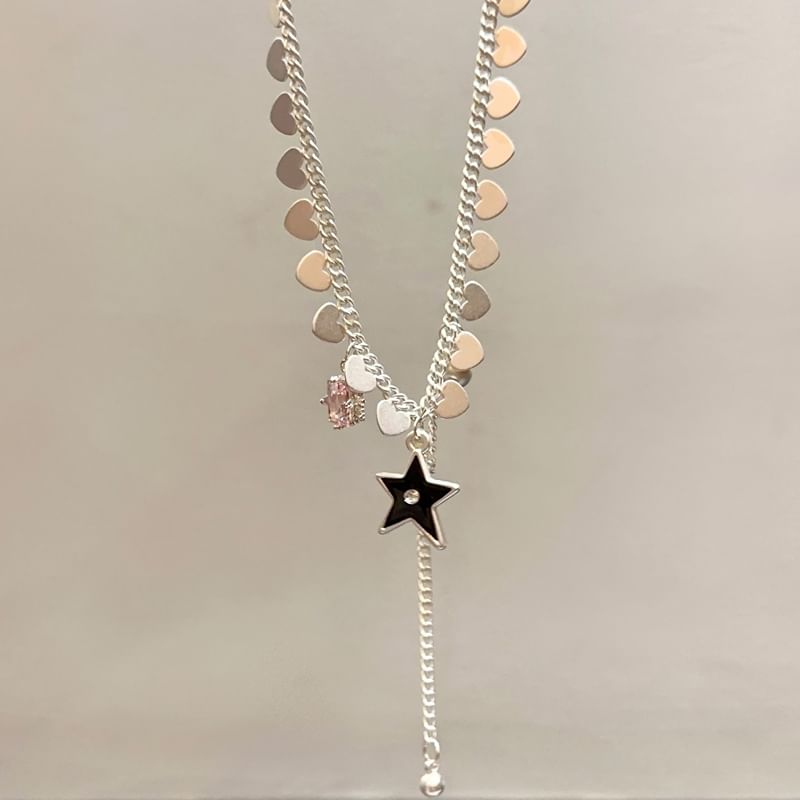 Star Necklace Pendant Lariat
