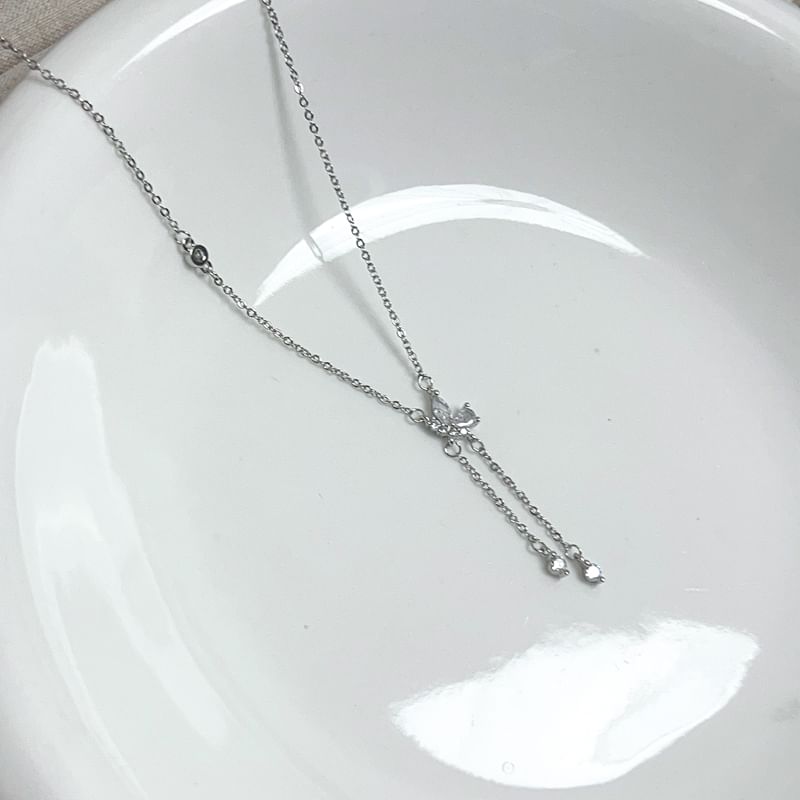 Butterfly Necklace Lariat
