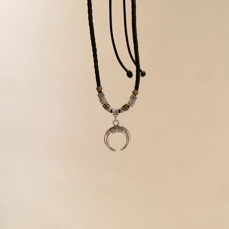 Moon Crescent Pendant Necklace